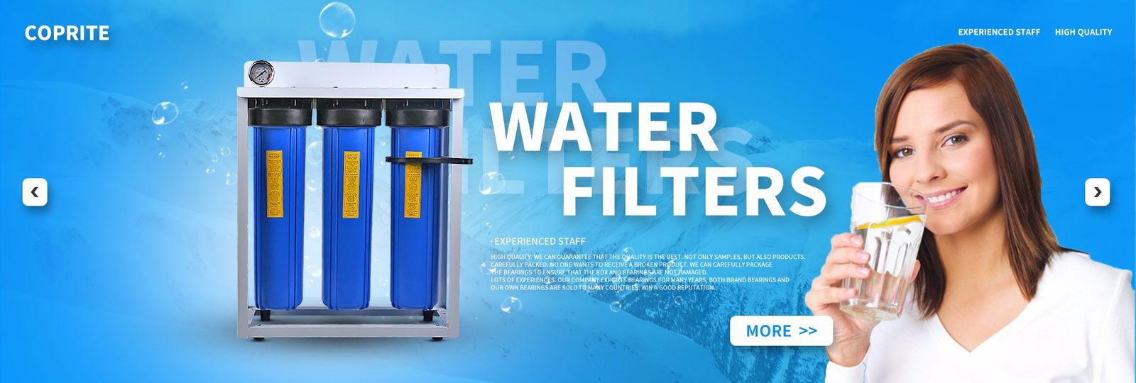 caja del filtro de agua
